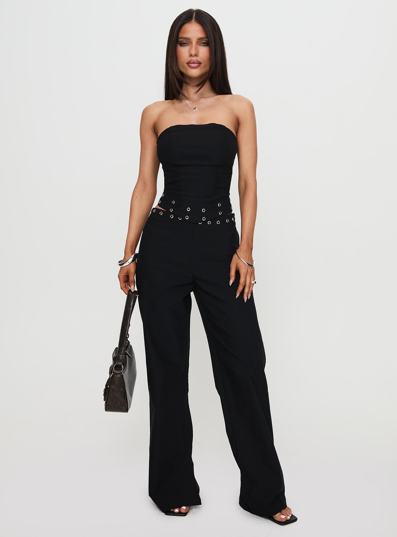 Passionette Strapless Top Black Petite