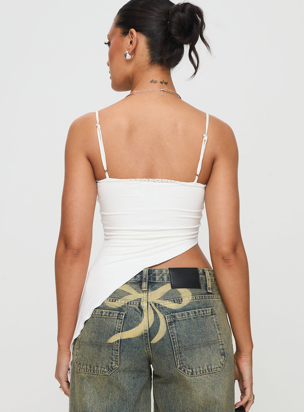 Amabella Asymmetric Top White