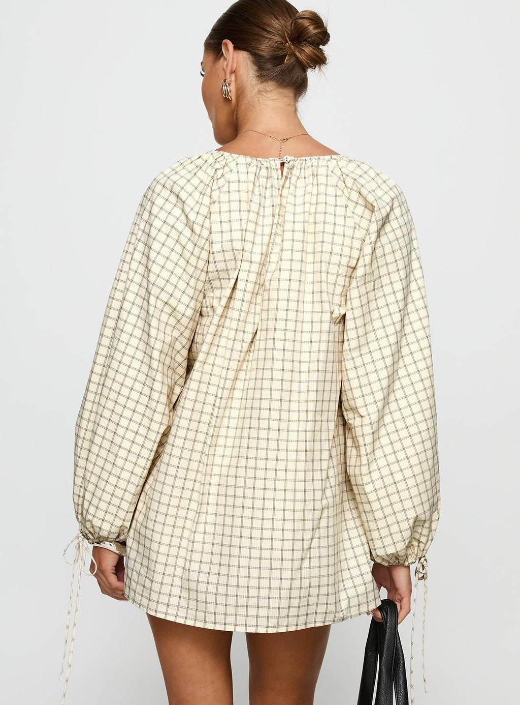 Preacher Playsuit White Check