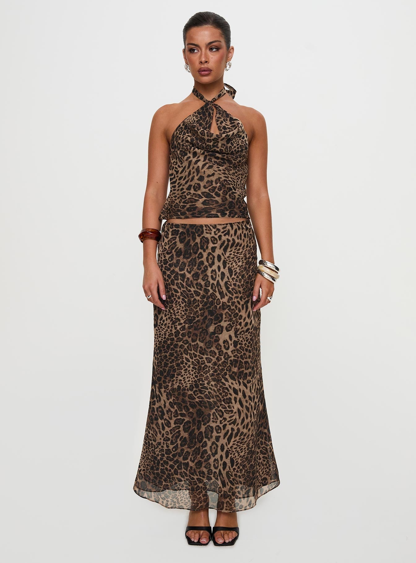 Eleganza Top Leopard Petite